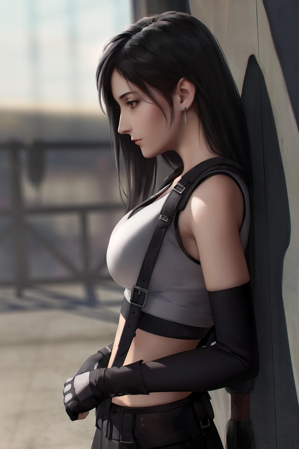 final_fantasy final_fantasy_vii miura_naoko tifa_lockhart