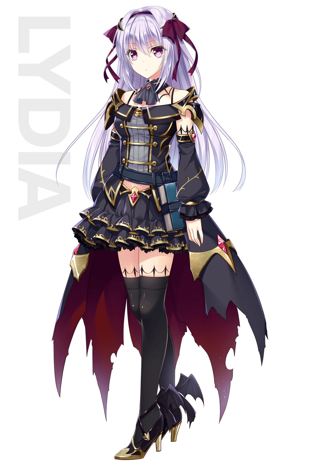 armor giga_team_baldrhead heels senkou_no_clarias suzuhira_hiro thighhighs