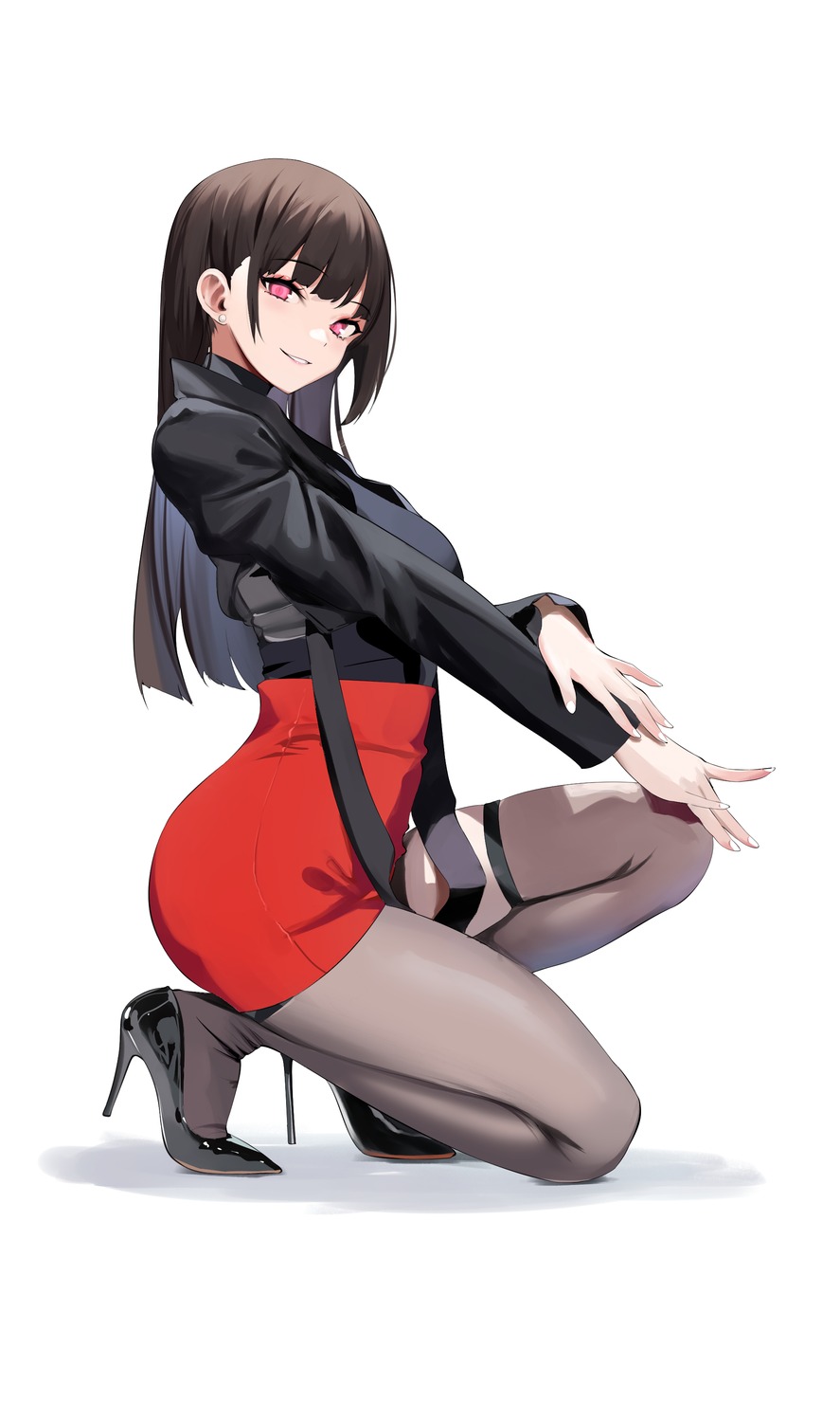 heels spider_apple thighhighs