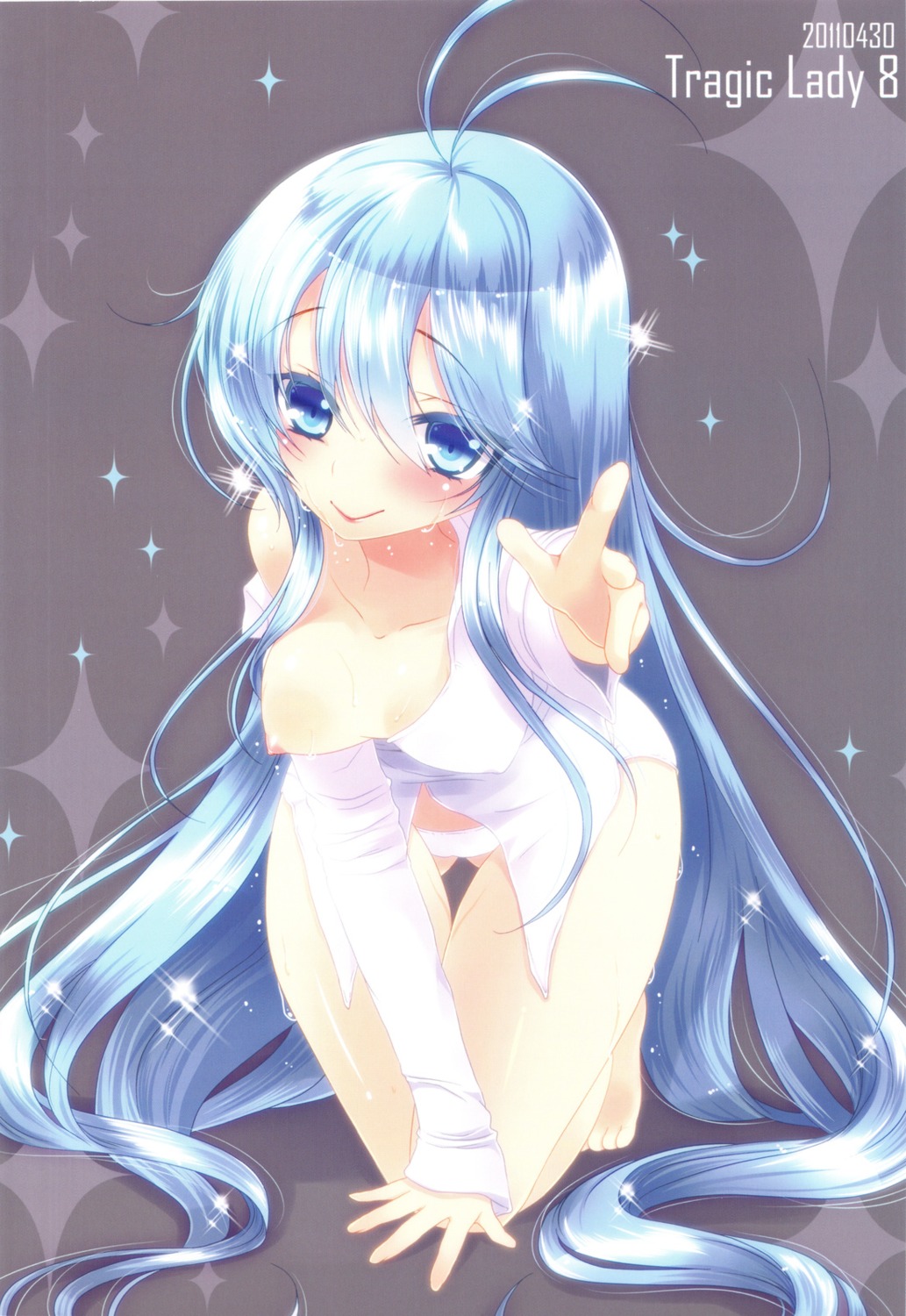 108_gou breasts denpa_onna_to_seishun_otoko dress_shirt nipples pantsu scanning_artifacts slice_slime touwa_erio