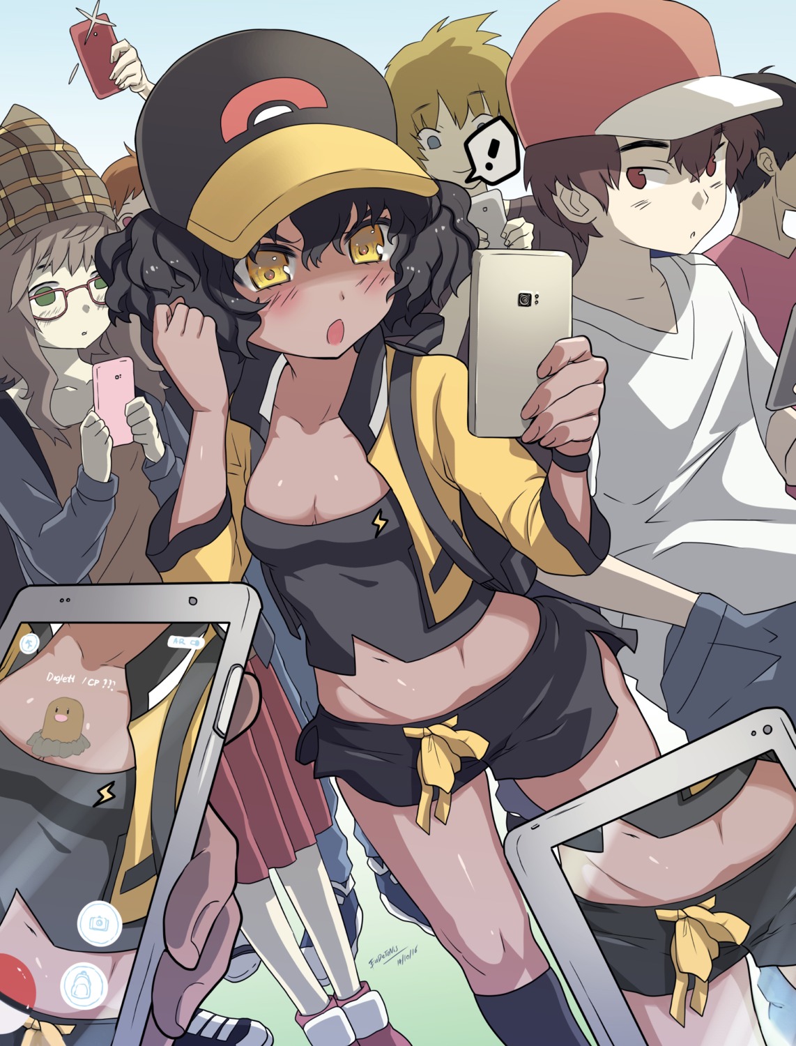 cleavage diglett eudetenis megane pokemon pokemon_go pokemon_trainer