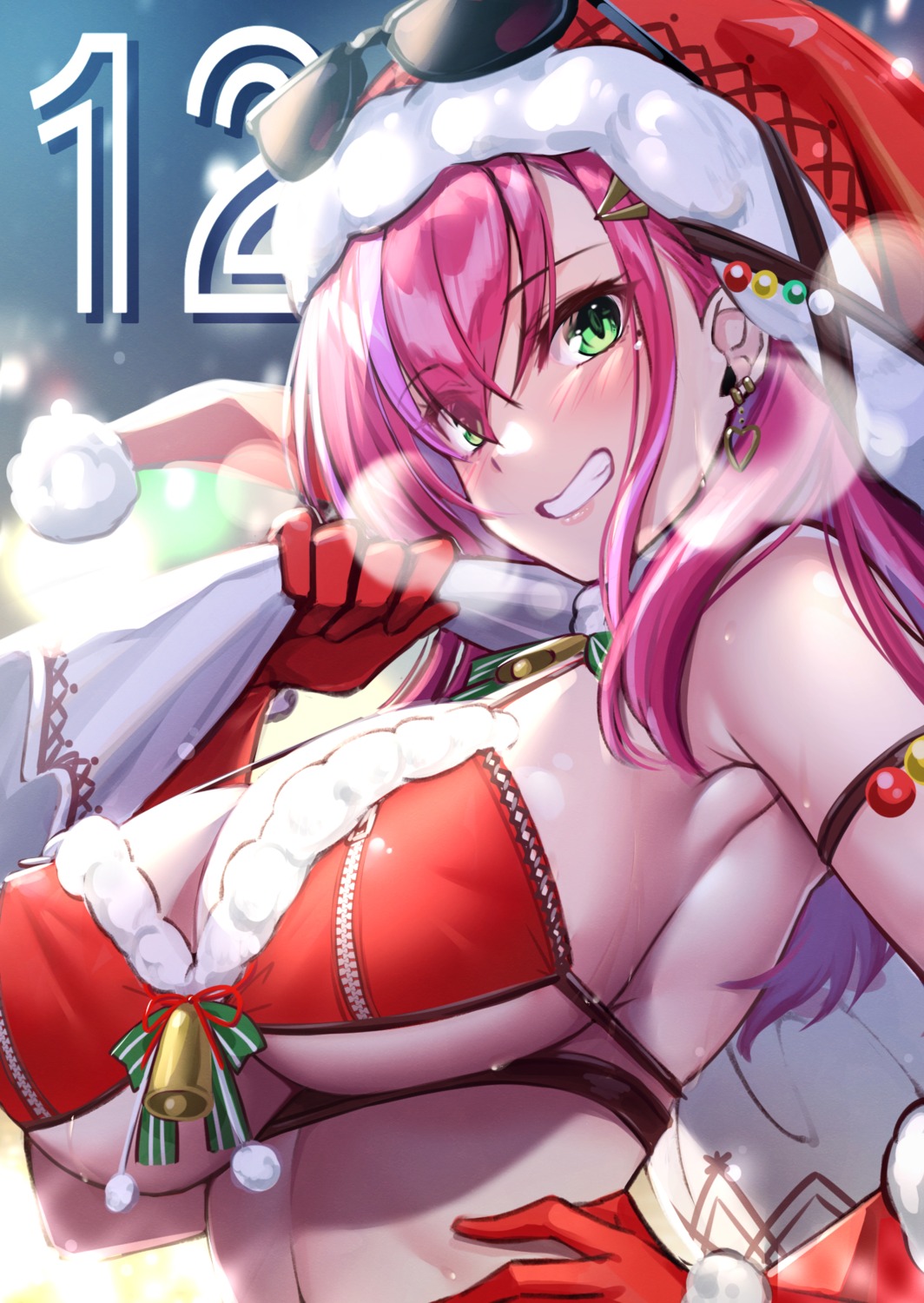 bikini_top christmas ken_ill megane swimsuits