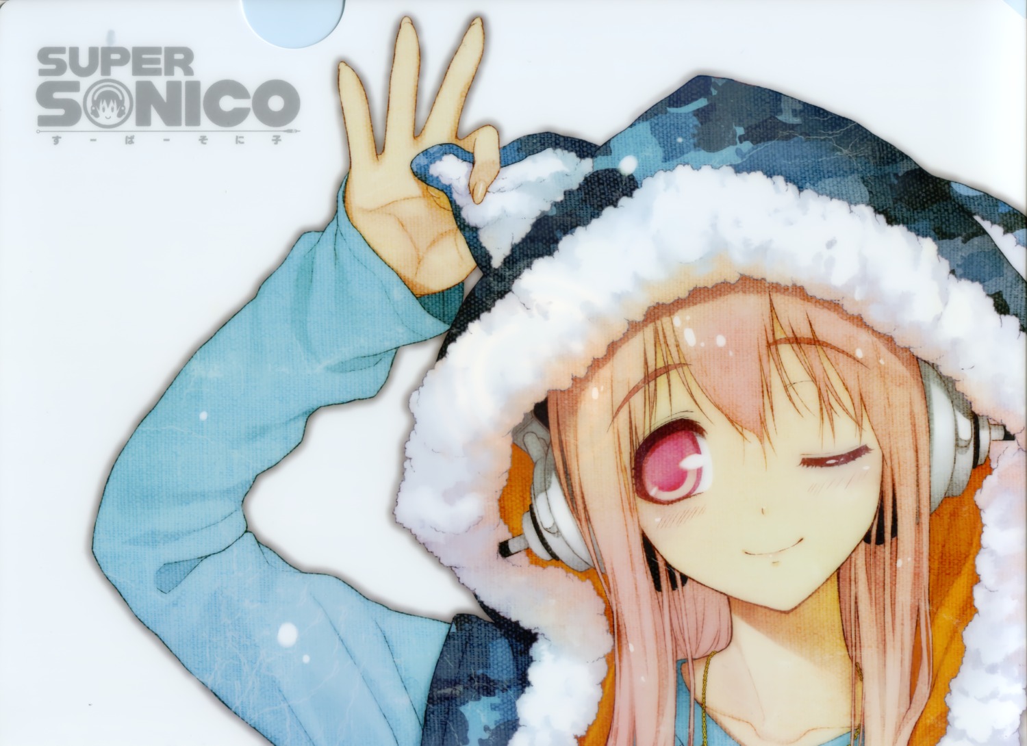 headphones sonico super_sonico tsuji_santa