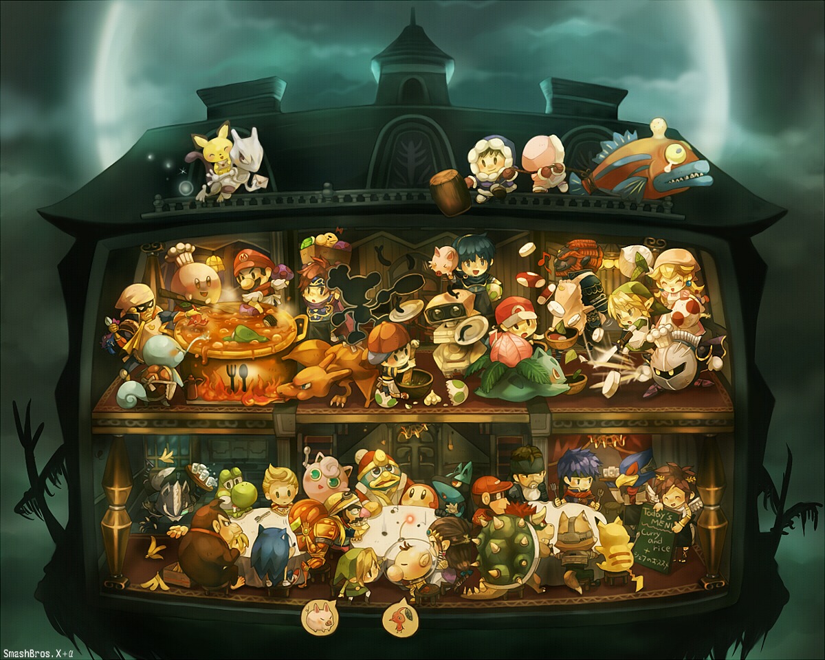 bowser captain_falcon charizard diddy_kong donkey_kong donkey_kong_(character) f-zero falco_lombardi fire_emblem fox_mccloud game_and_watch ganondorf ice_climber ice_climbers ike ivysaur jigglypuff kid_icarus king_dedede kirby kirby_(character) link lucario lucas mario mario_bros. marth meta_knight metal_gear metroid mewtwo mother mr._game_and_watch nana_(ice_climber) ness olimar pichu pikachu pikmin pit pokemon pokemon_trainer popo princess_peach_toadstool princess_zelda r.o.b roy samus_aran solid_snake sonic sonic_(character) squirtle star_fox sui_(petit_comet) super_smash_bros. the_legend_of_zelda toad waddle_dee wario wolf_o'donnell yoshi