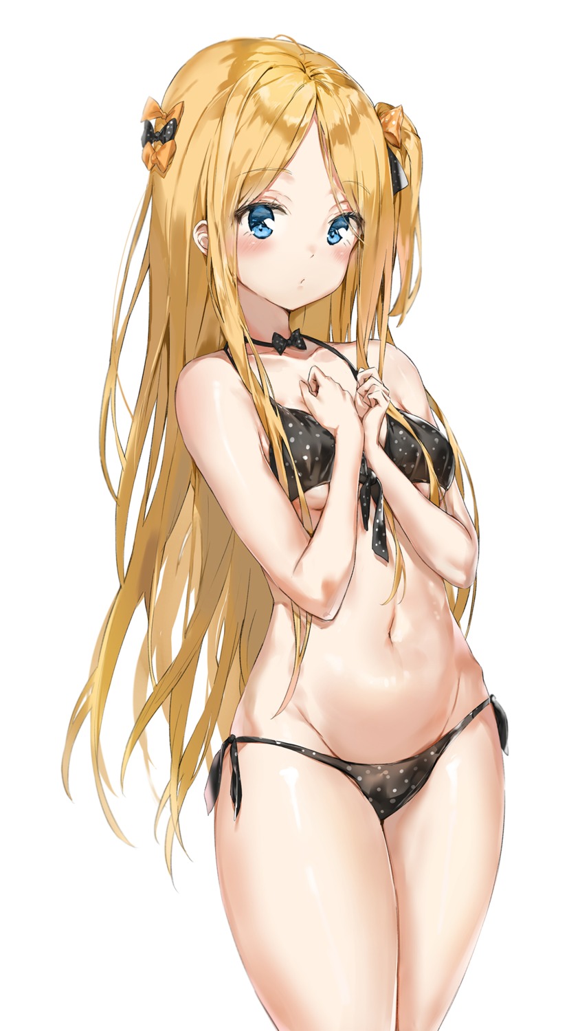 abigail_williams_(fate) bikini breast_hold fate/grand_order pixel_(yuxian) swimsuits underboob