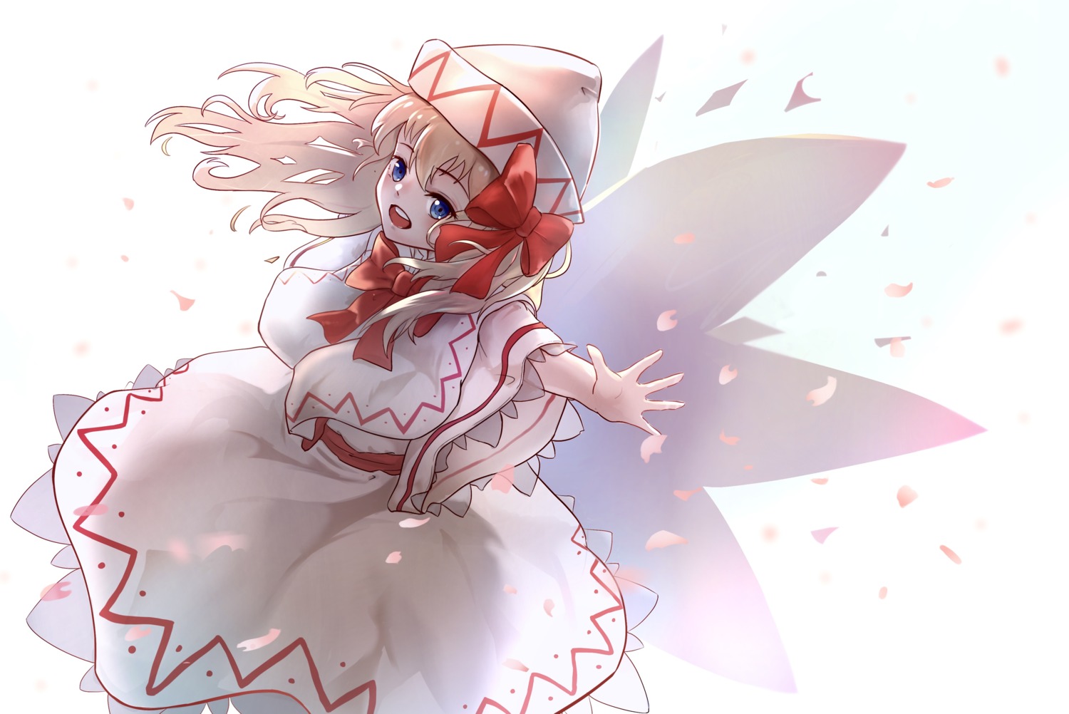 lily_white tagme touhou wings