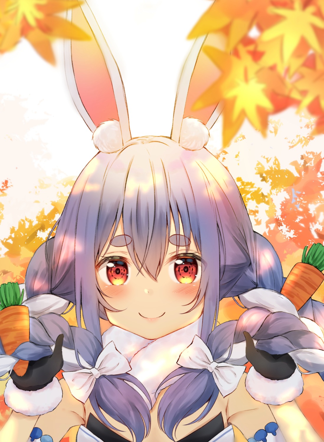 animal_ears bunny_ears hololive maziyabakune usada_pekora