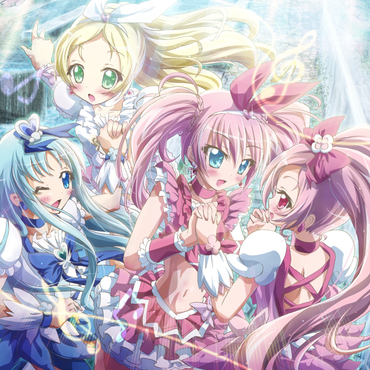 dress hanasaki_tsubomi heartcatch_pretty_cure! houjou_hibiki inoshishi kurumi_erika minamino_kanade pretty_cure