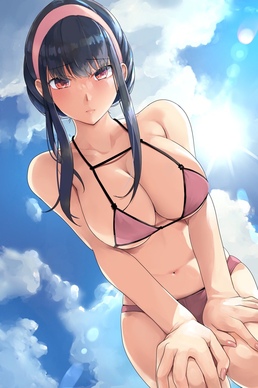 bikini kntrs_(knyrs) spy_x_family swimsuits yor_briar