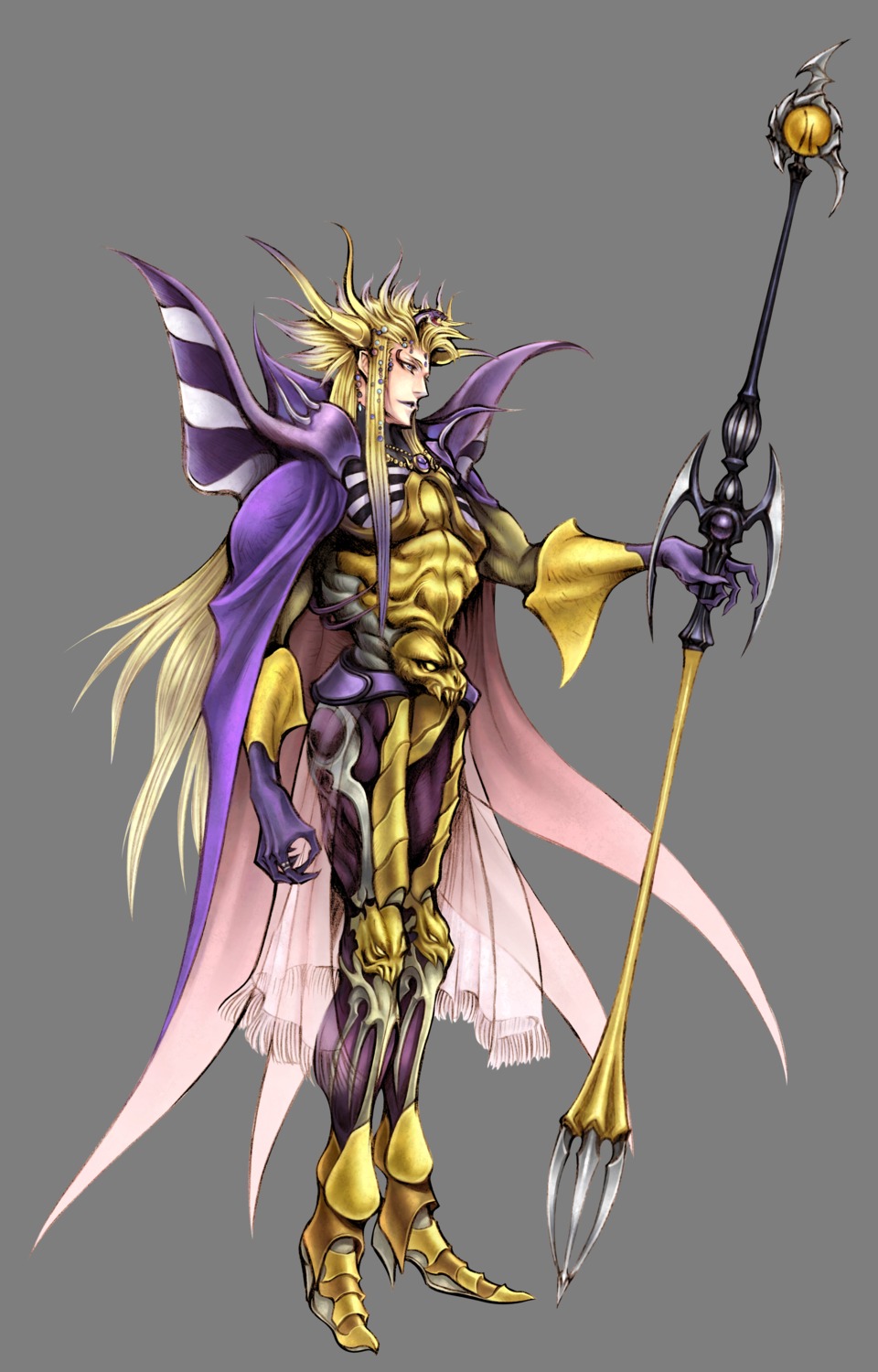 armor dissidia_final_fantasy emperor final_fantasy final_fantasy_ii horns male nomura_tetsuya see_through square_enix transparent_png