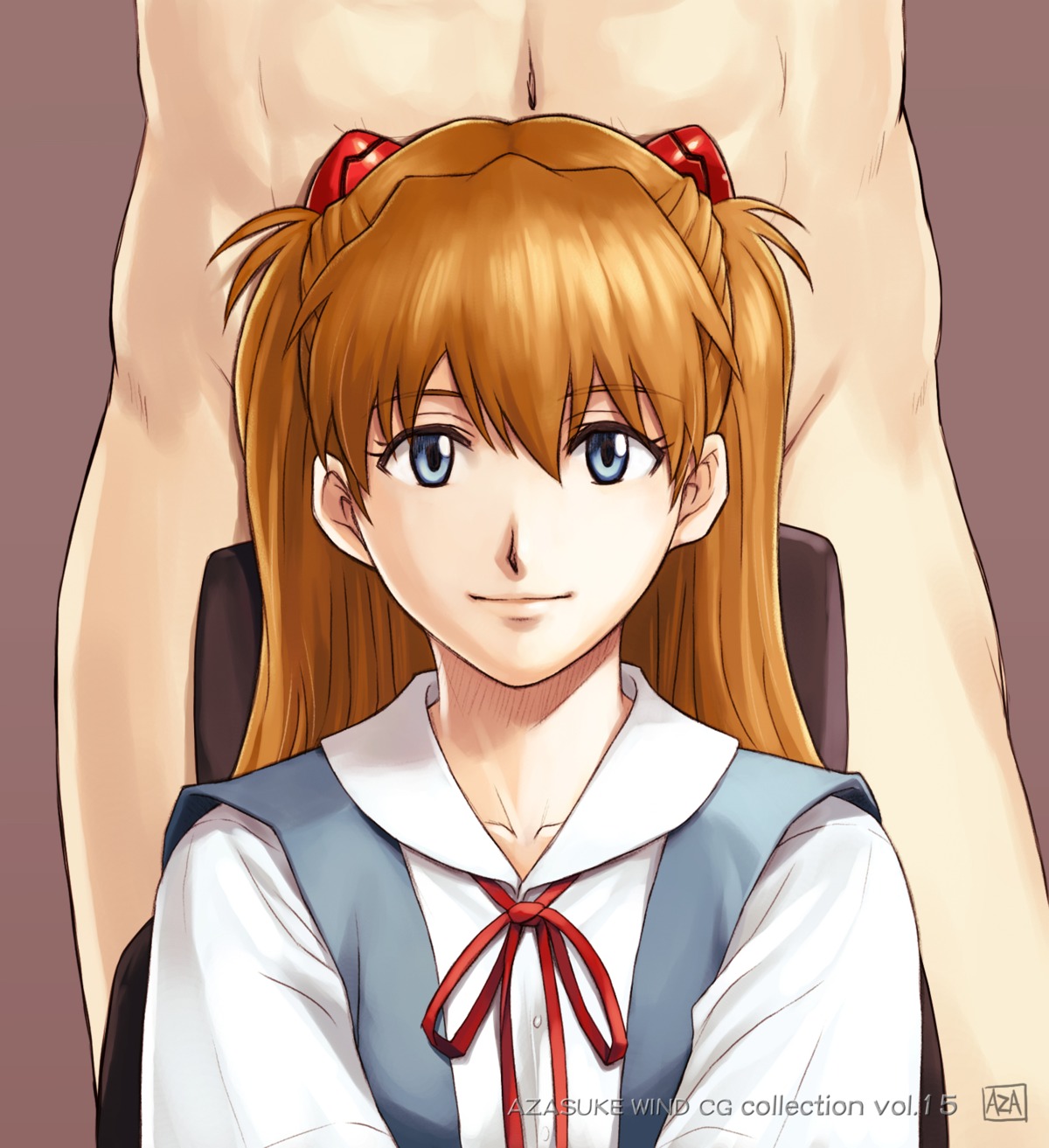 azasuke azasuke_wind neon_genesis_evangelion seifuku souryuu_asuka_langley