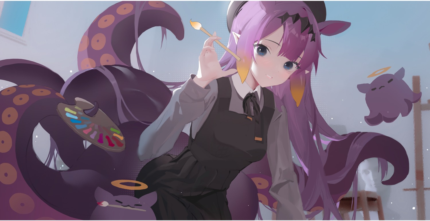 hololive hololive english ninomae ina'nis angel animal ears dress ...