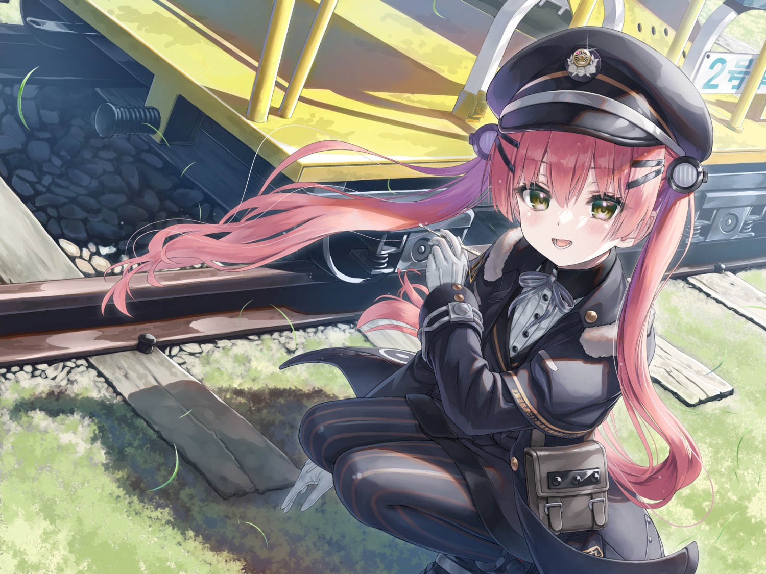 kaniko_(rail_romanesque) pantyhose rail_romanesque raro taue_shunsuke uniform