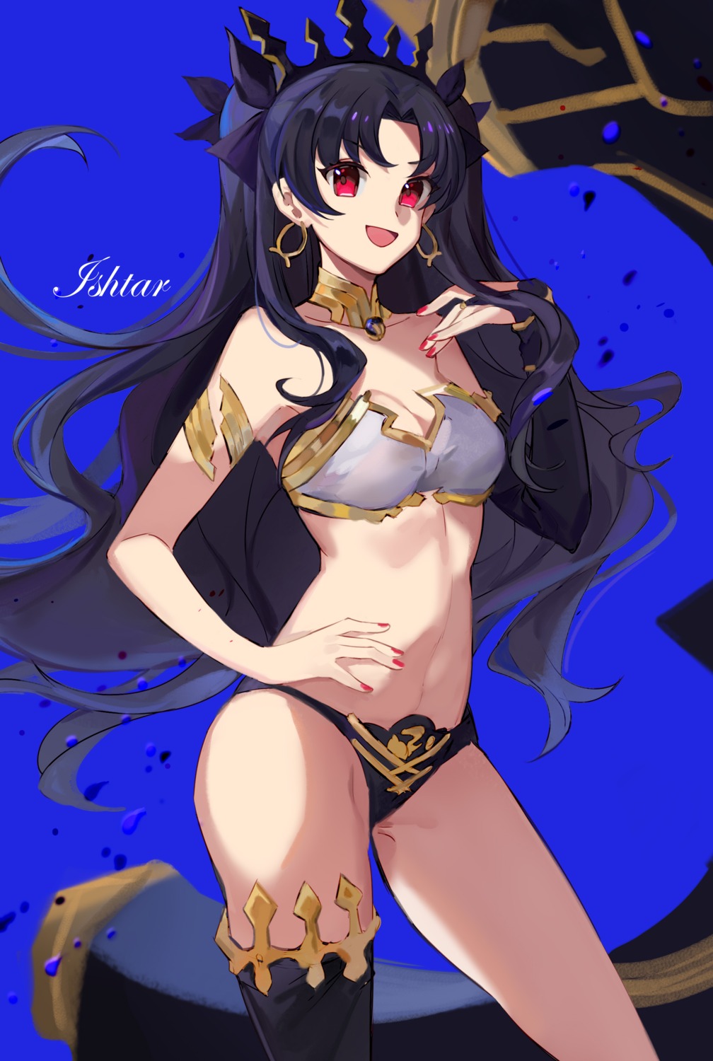 bikini_armor cleavage fate/grand_order ishtar_(fate/grand_order) thighhighs yayako_(804907150)