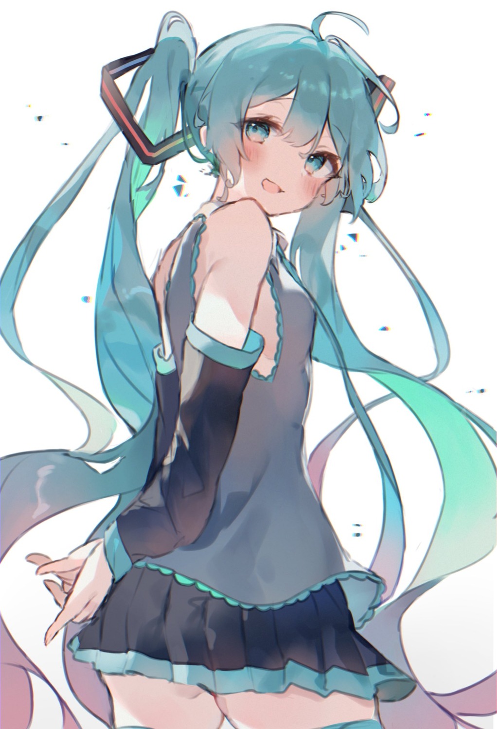 o (jshn3457) vocaloid hatsune miku thighhighs | #1008432 | yande.re