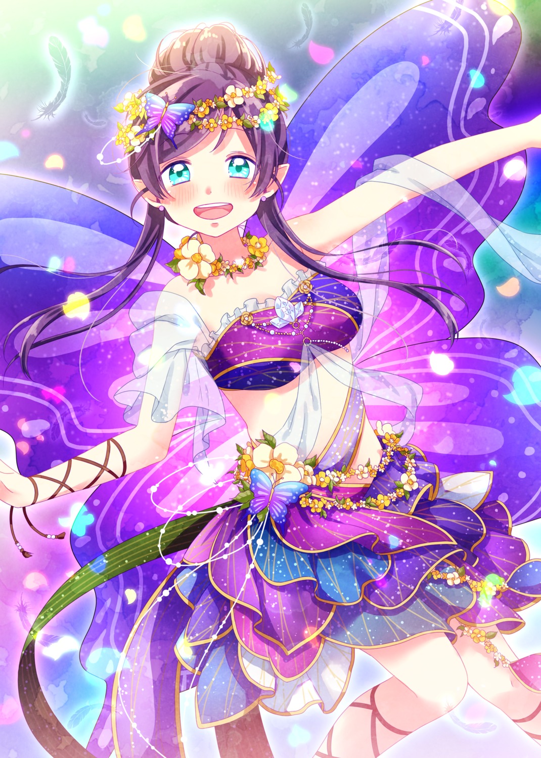 hina_(hinalovesugita) love_live! pointy_ears toujou_nozomi wings