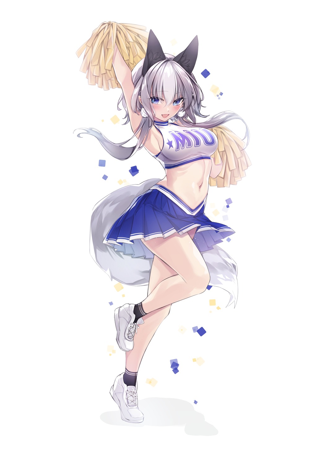 animal_ears cheerleader tail uniform yukibuster