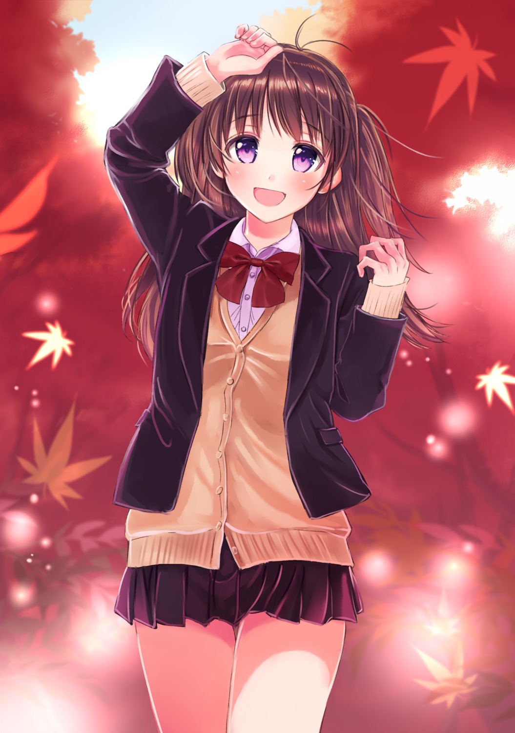 akiyama_sunao seifuku sweater