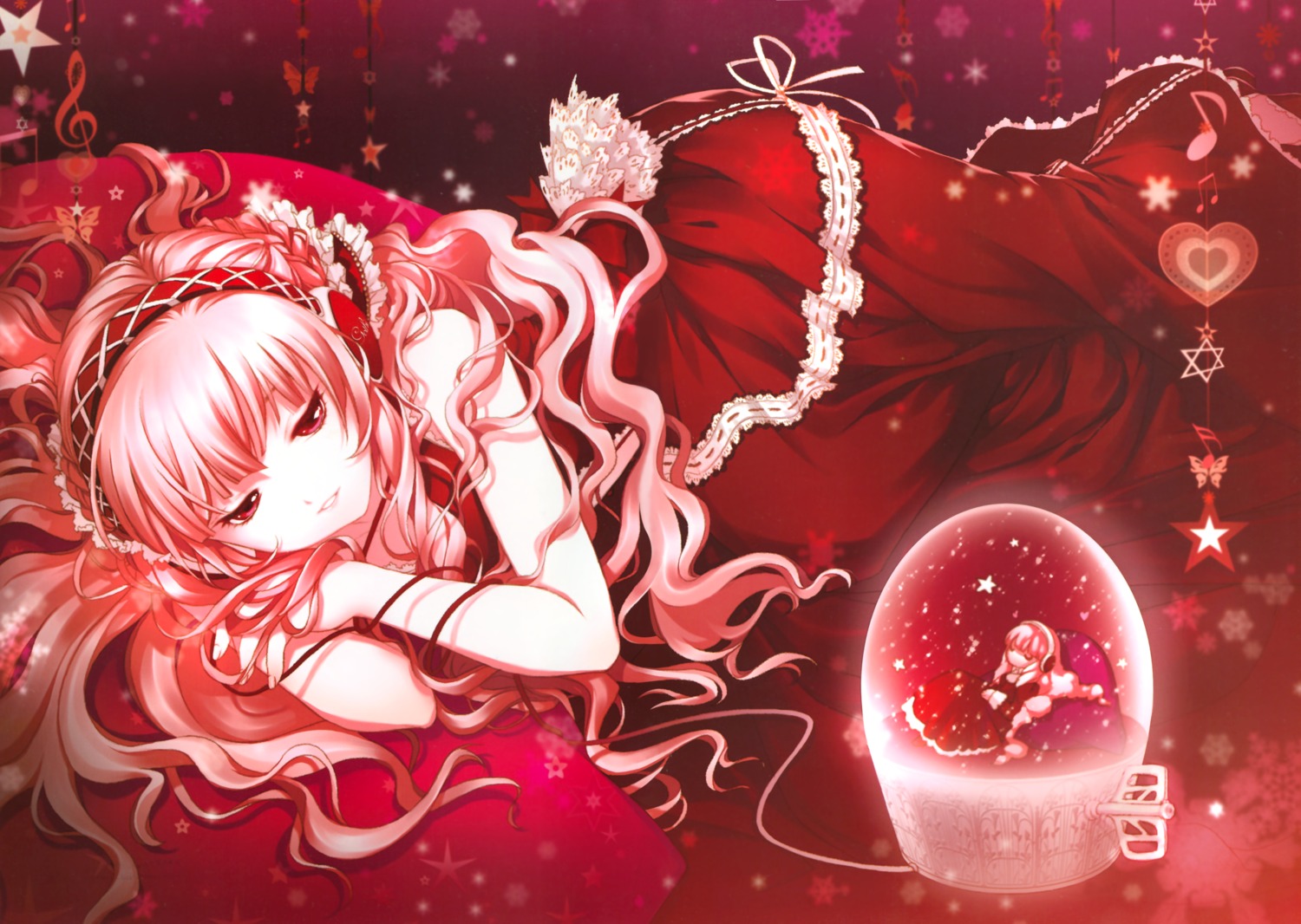 dmyo fixed lolita_fashion megurine_luka snow_ring vocaloid