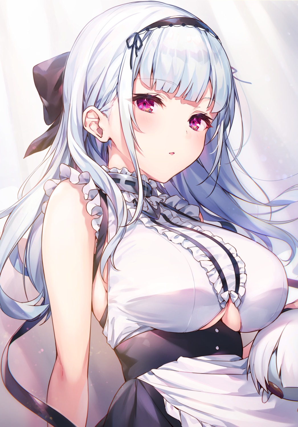 azur_lane dido_(azur_lane) komeshiro_kasu maid underboob