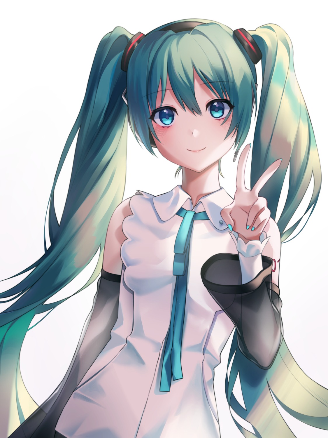 hatsune_miku headphones tattoo vocaloid yuckpo_55