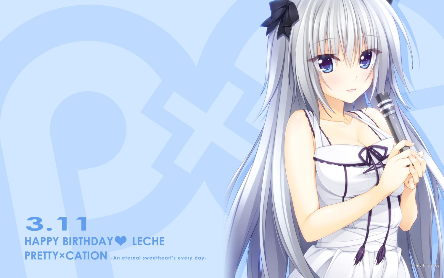 cleavage dress elektrichka_sapsan hibiki_works oryou pretty_x_cation wallpaper