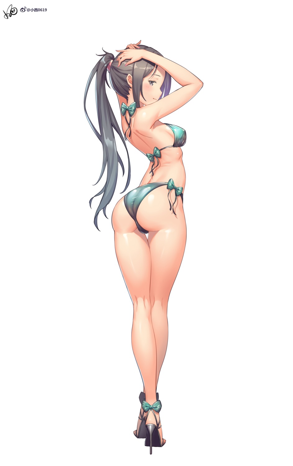 ass bikini heels konishi_(565112307) swimsuits