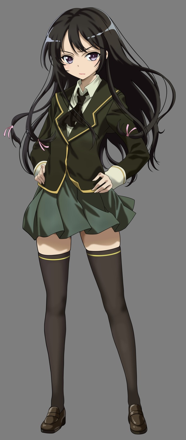 boku_wa_tomodachi_ga_sukunai mikazuki_yozora seifuku thighhighs transparent_png