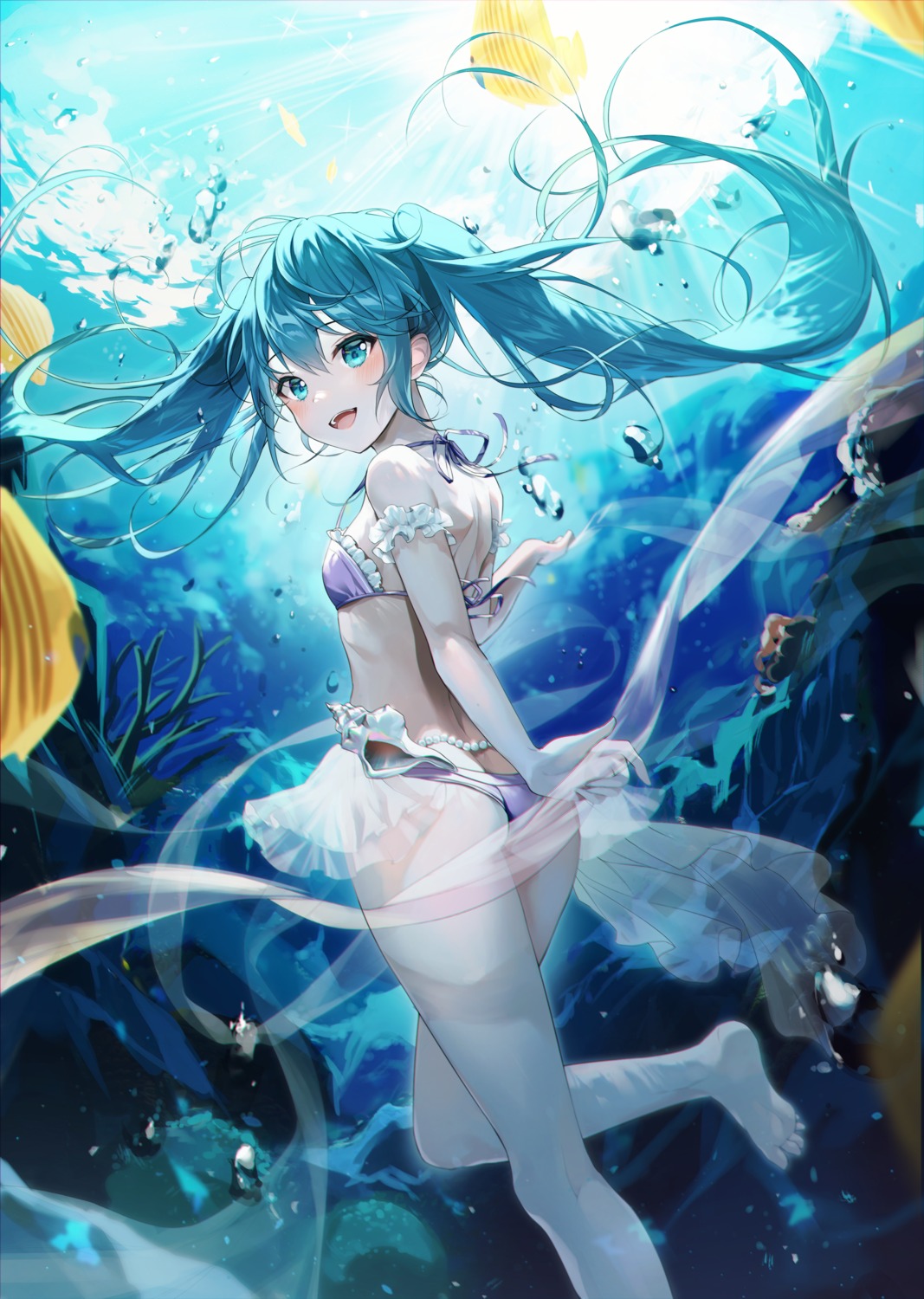 alpha_(ypalpha79) ass bikini hatsune_miku swimsuits vocaloid