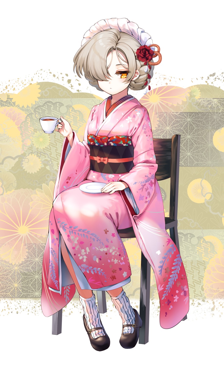 azur_lane kimono kiyosato0928 sheffield_(azur_lane)