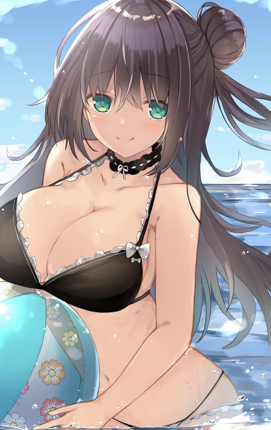 bikini cleavage swimsuits tomura2maru wet