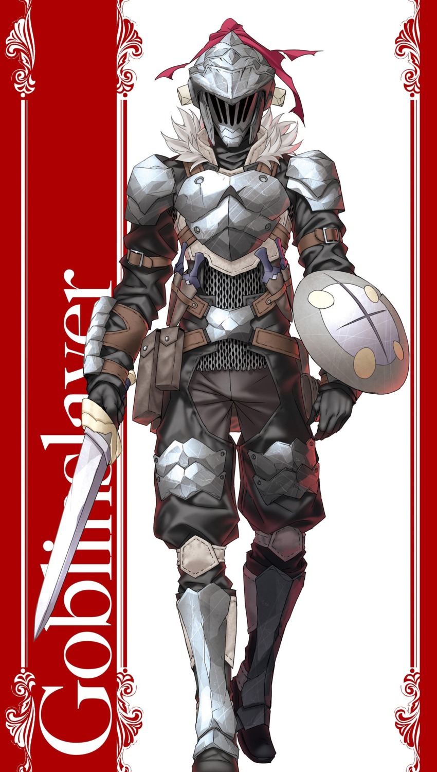 armor goblin_slayer goblin_slayer_(character) kannatsuki_noboru sword weapon