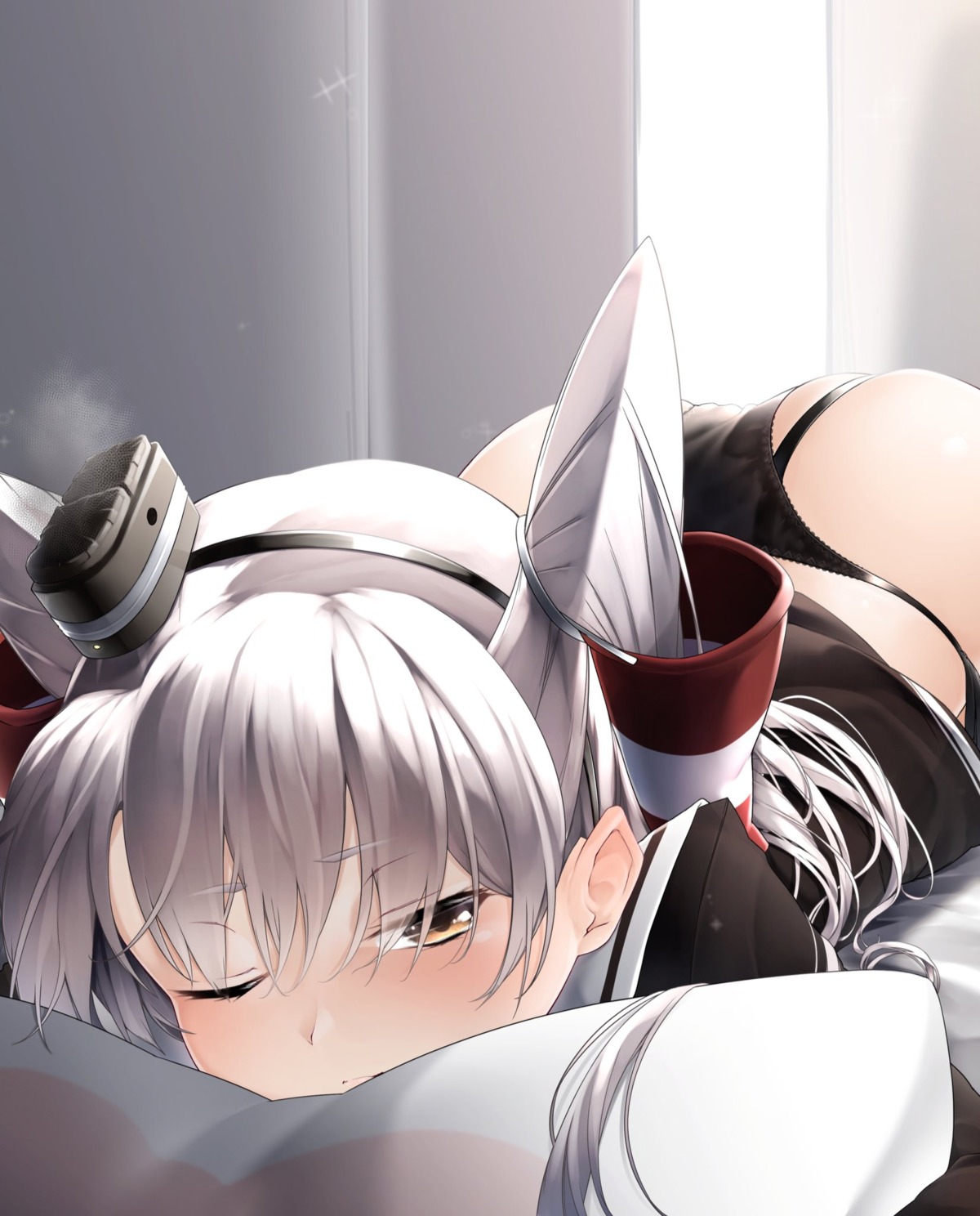 amatsukaze_(kancolle) kantai_collection loli pantsu seifuku zetsuriinu_(kairyougata)