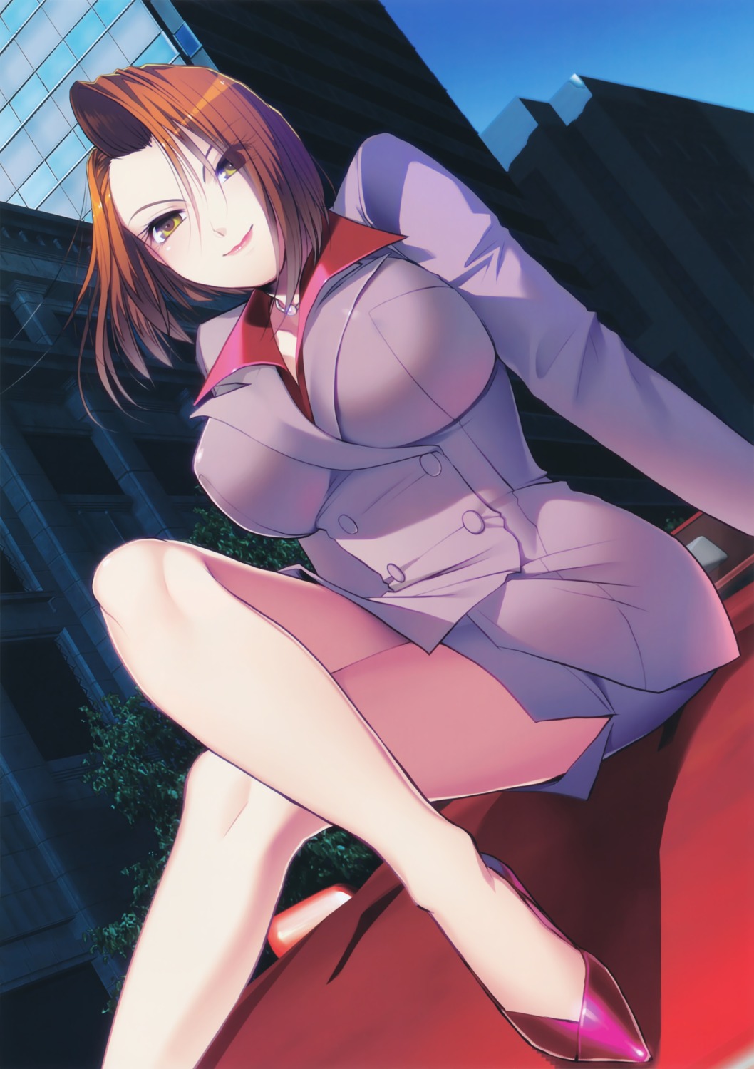 business_suit claudia_mccunnen erect_nipples heels phantom_of_inferno yanoguchi_kimi