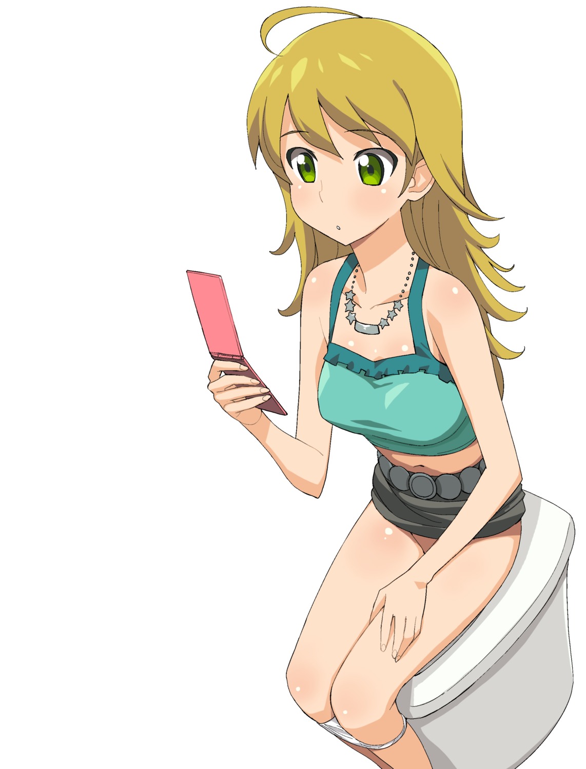 a1 hoshii_miki initial-g panty_pull the_idolm@ster