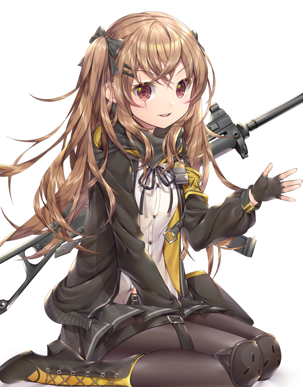 agrt girls_frontline gun heels pantyhose ump9_(girls_frontline)