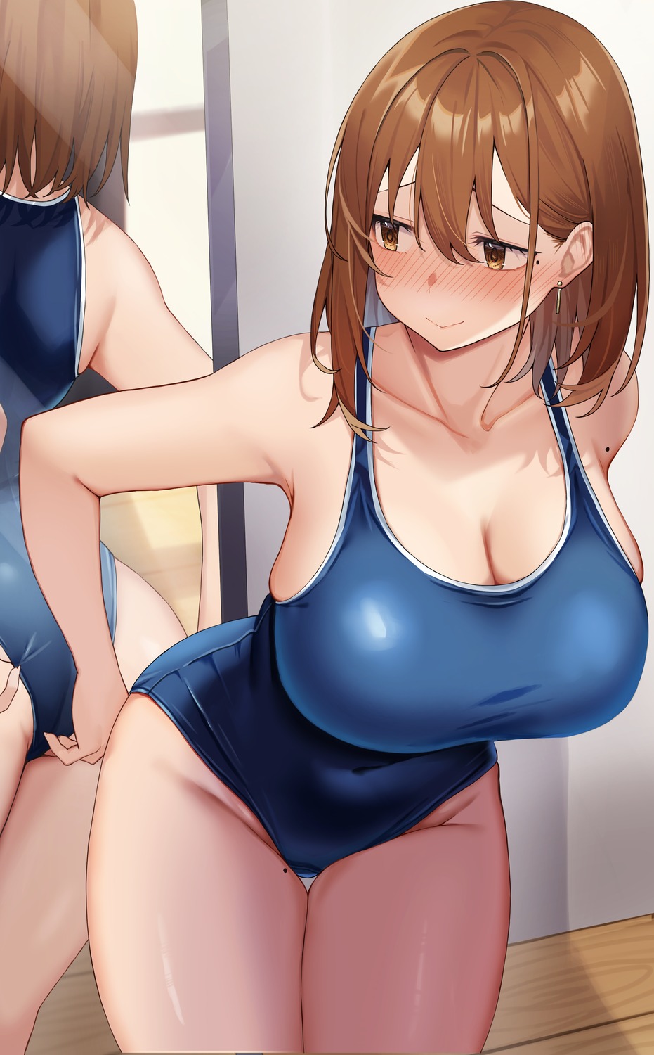 cleavage ol-chan_(udon.) swimsuits udon.