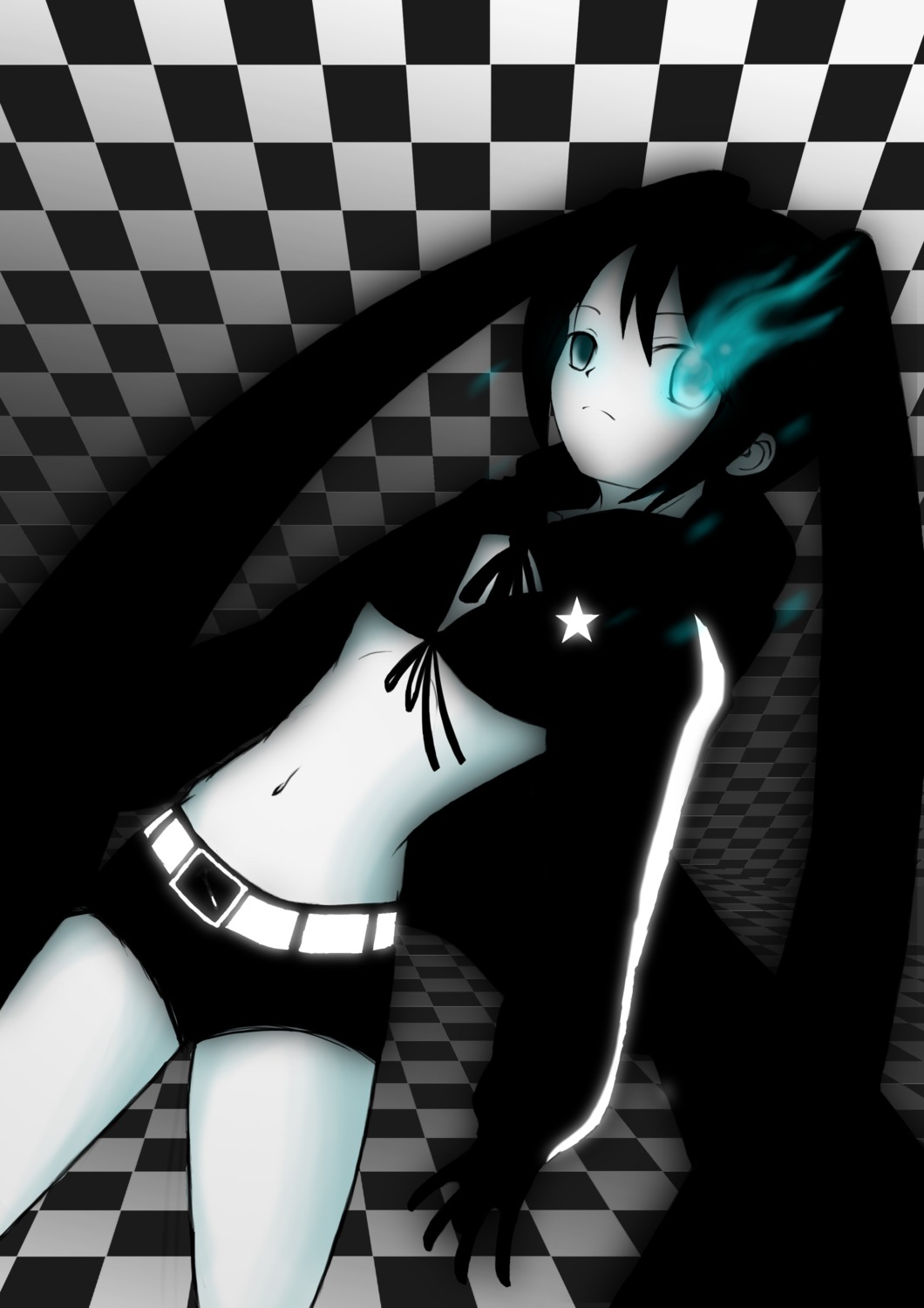 black_rock_shooter black_rock_shooter_(character) fumaru vocaloid