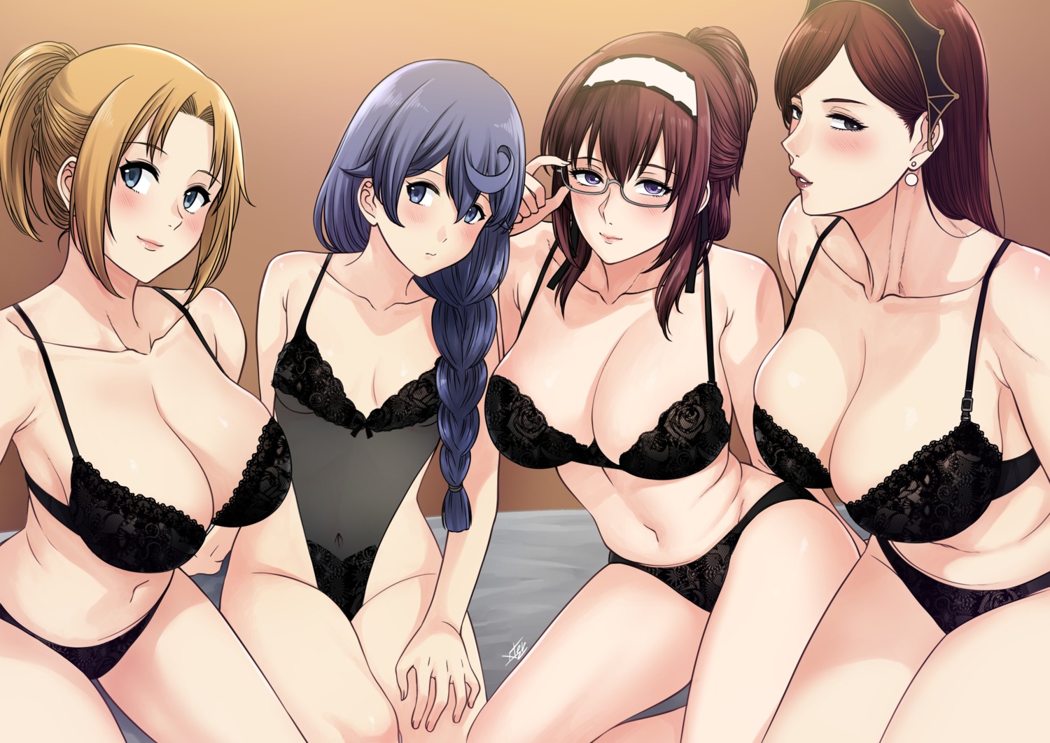 bra hilda_boreas_greyrat lilia_greyrat lingerie megane mushoku_tensei pantsu rokari_migurdia see_through xtermination zenith_greyrat