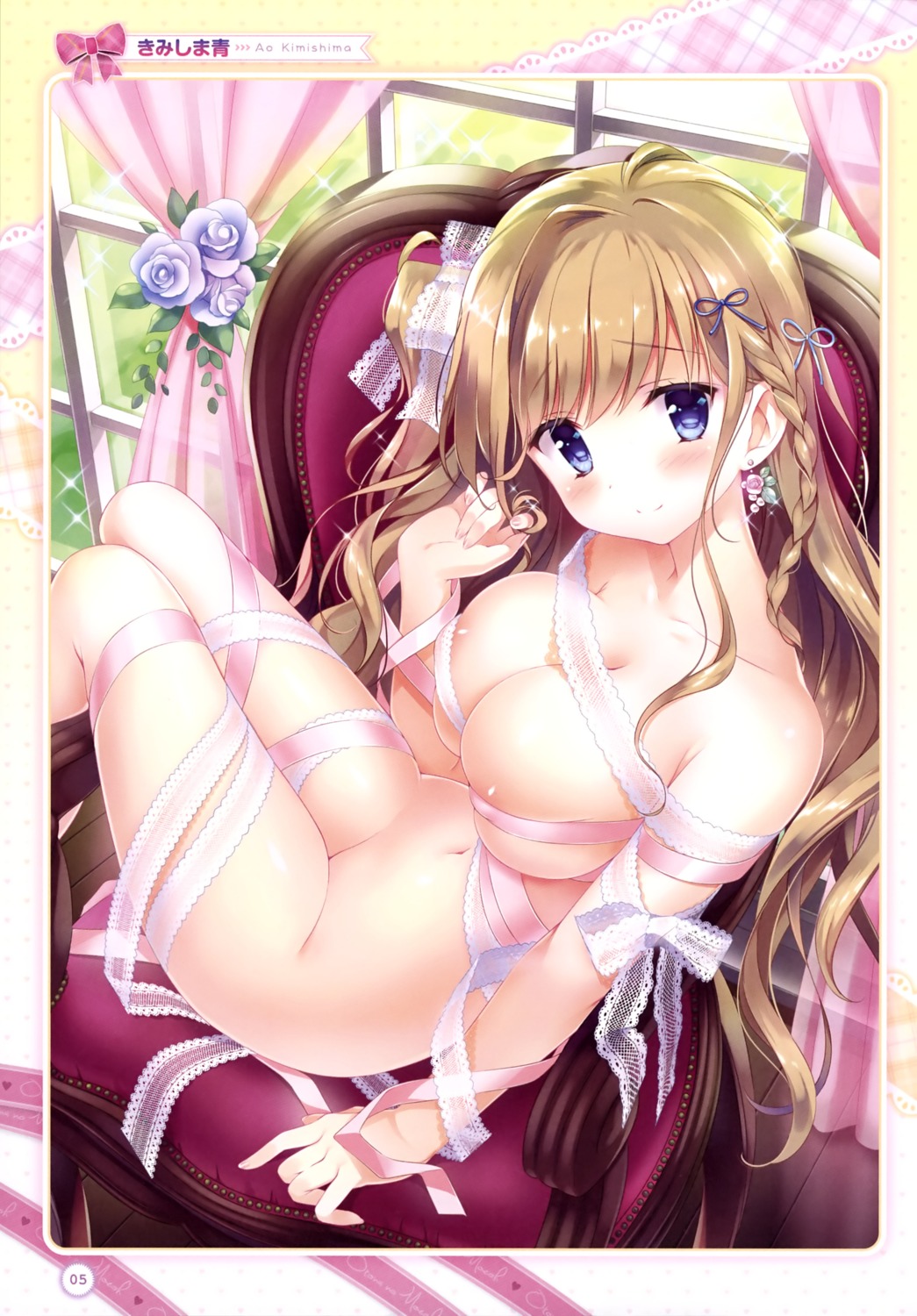 areola kimishima_ao naked_ribbon