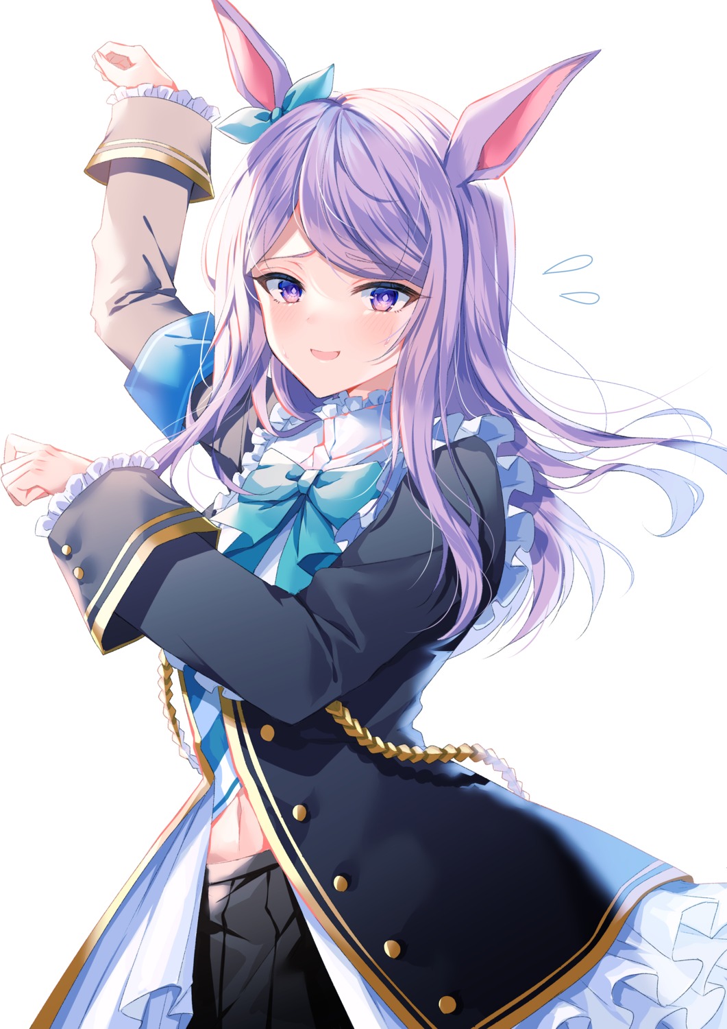 animal_ears mejiro_mcqueen_(umamusume) myusha uma_musume_pretty_derby uniform