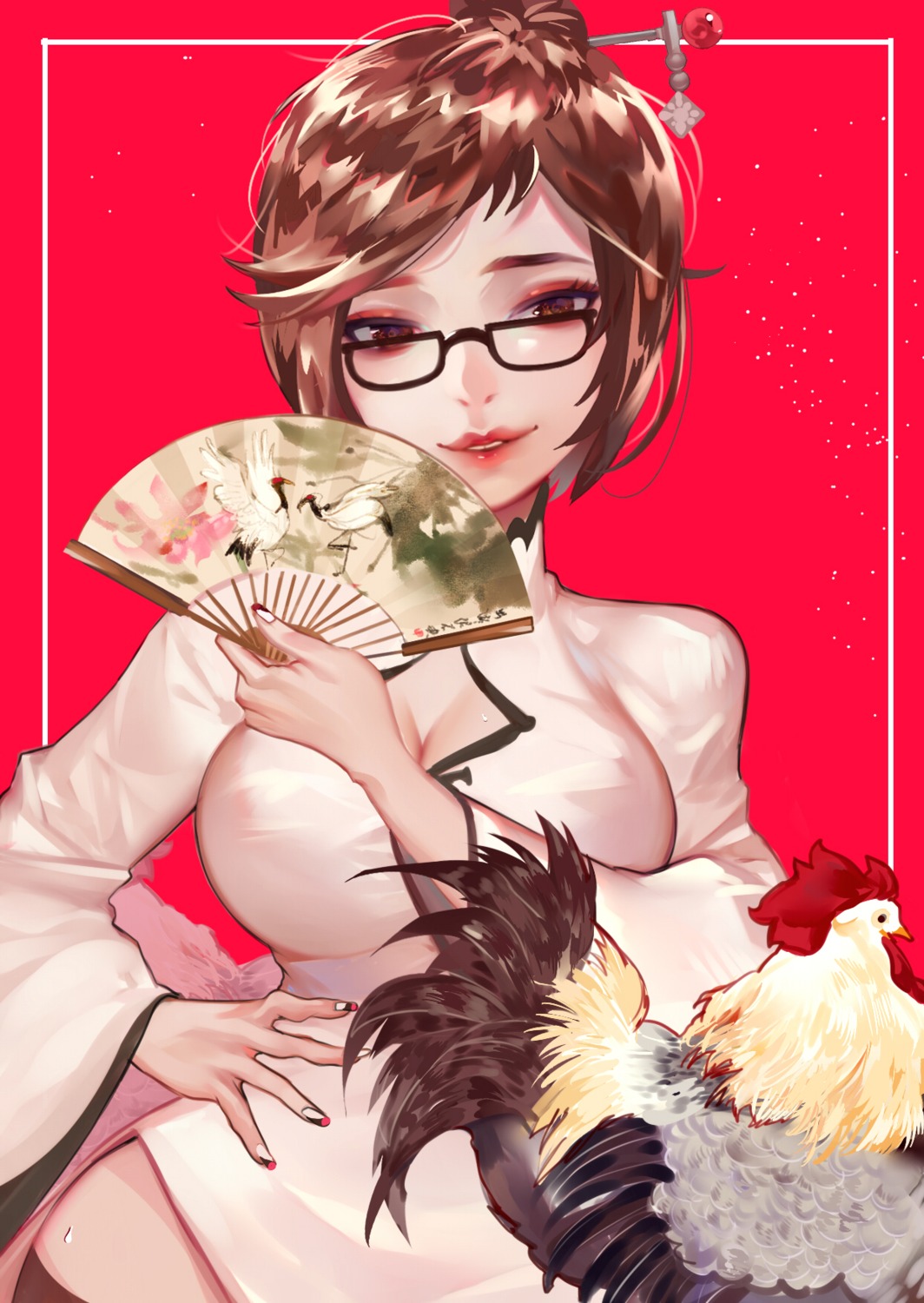 chinadress megane mei_(overwatch) overwatch ziiiing