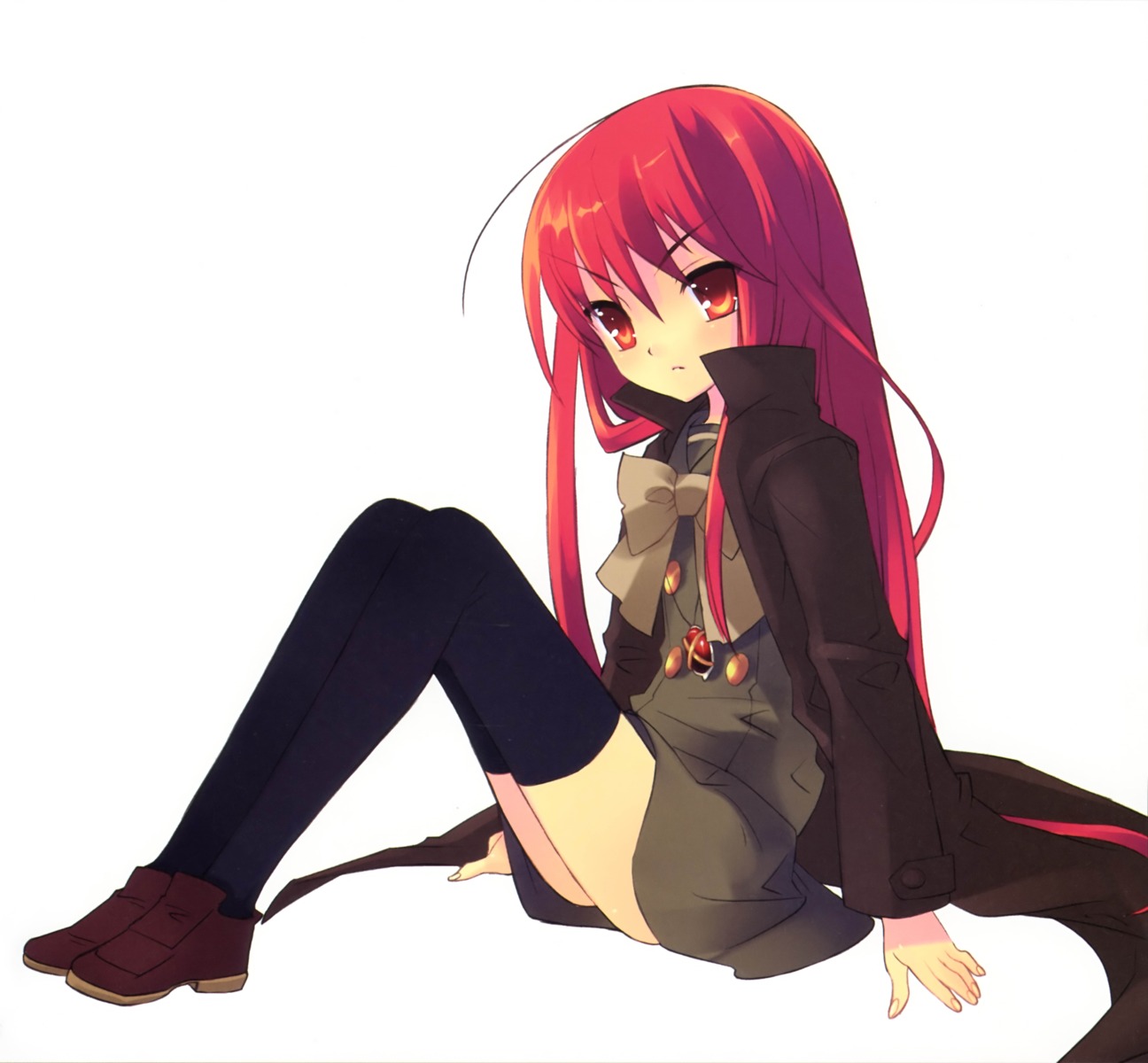 ito_noizi scanning_resolution screening seifuku shakugan_no_shana shana thighhighs