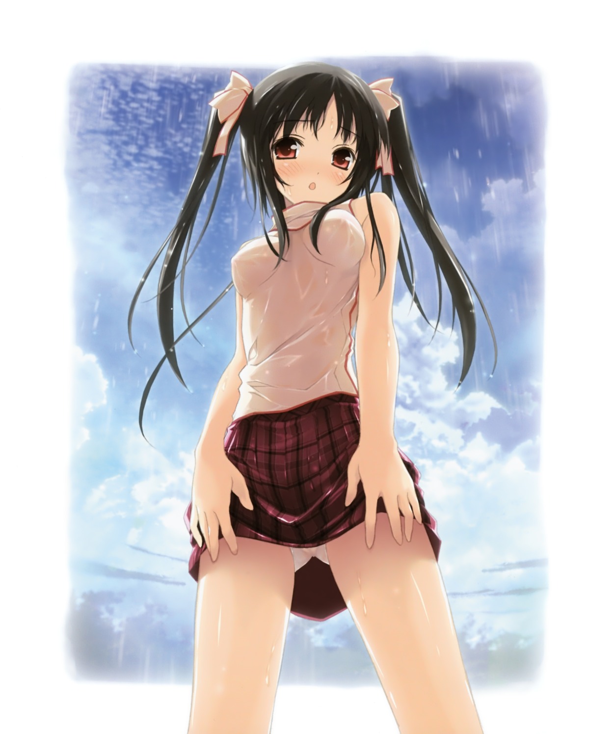 kantoku pantsu wet wet_clothes