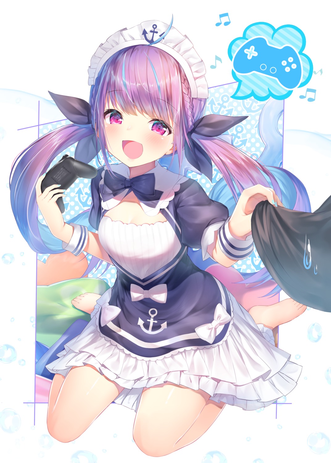 hololive maid minato_aqua topia