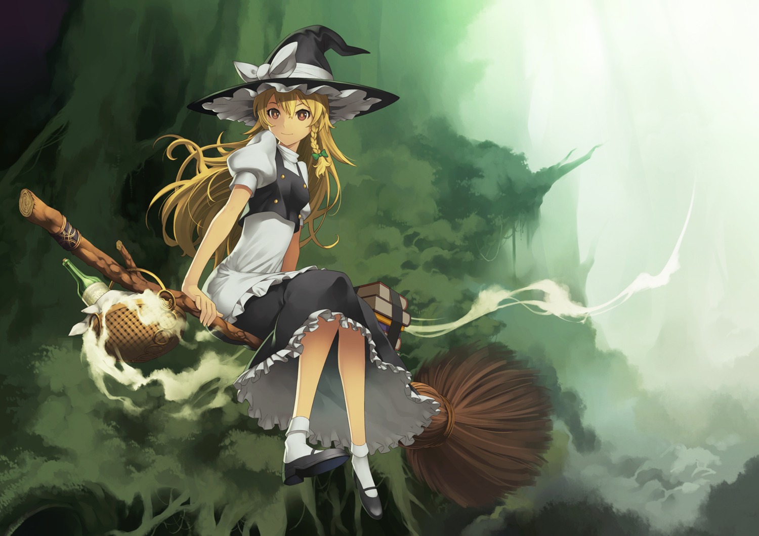 kirisame_marisa kunieda touhou witch