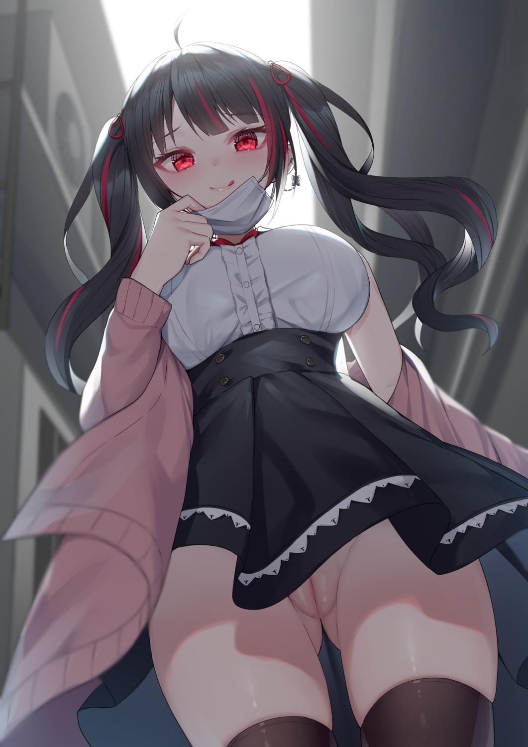 alexmaster nopan pussy sweater thighhighs uncensored