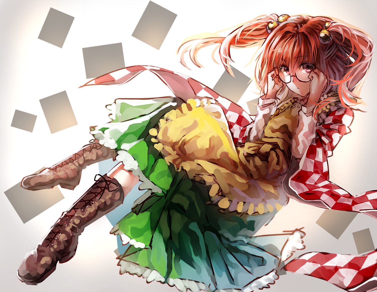 heels megane motoori_kosuzu touhou u_u_zan