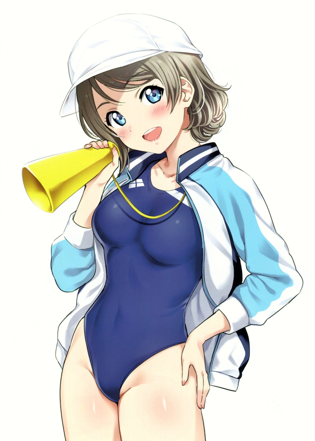 agoitei love_live!_sunshine!! sankuro swimsuits watanabe_you