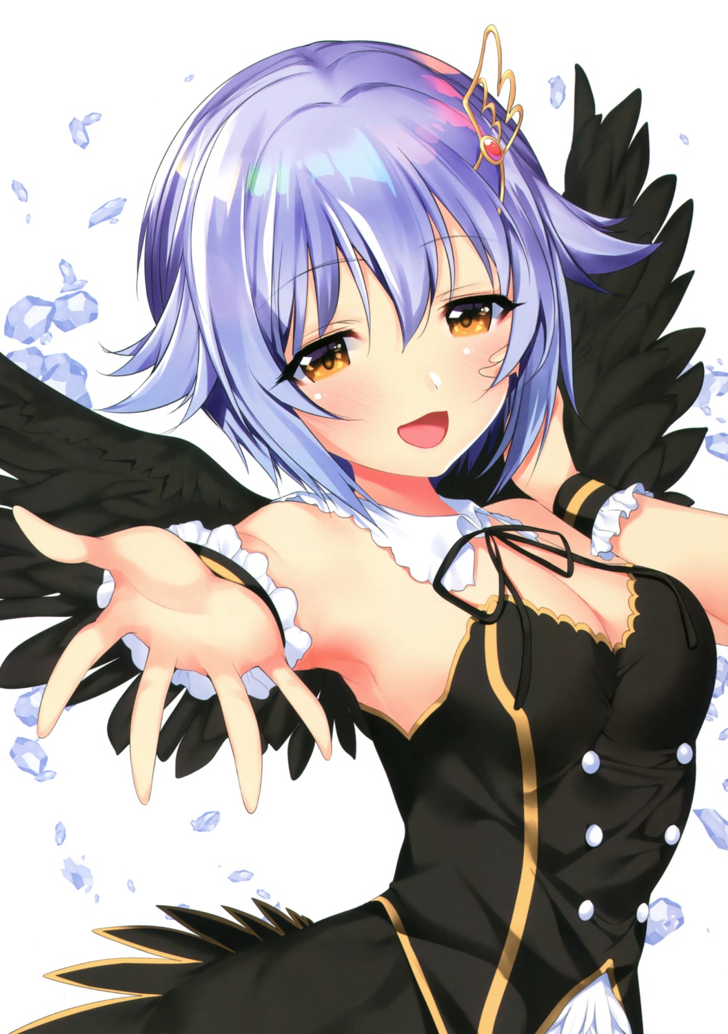 cleavage koshimizu_sachiko matarou the_idolm@ster the_idolm@ster_cinderella_girls wings